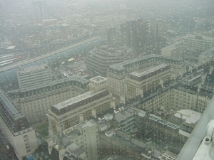 Misty view from the London Eye